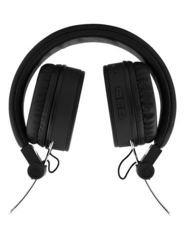 Cuffie Bluetooth, Pieghevoli On-Ear, Nere