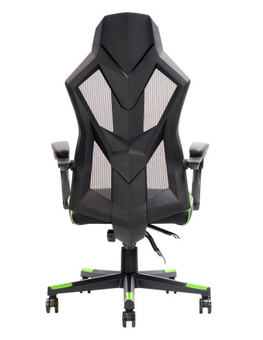 4CREATORS CF50 Gaming Chair Mesh seat, Black/Green