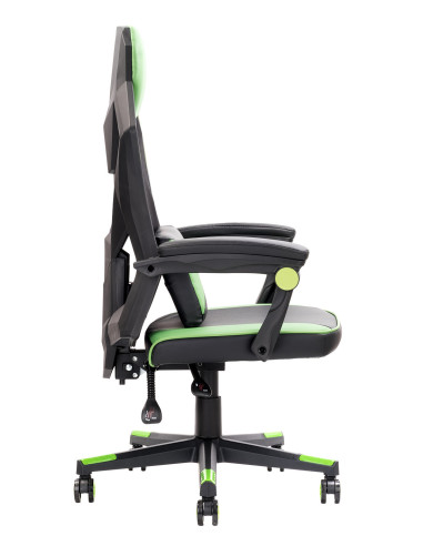 4CREATORS CF50 Gaming Chair Mesh seat, Black/Green
