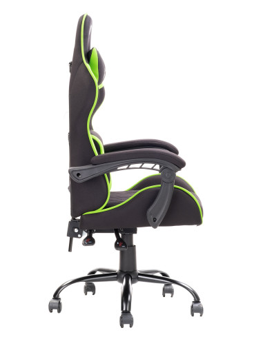 RHOMBUS FF10 Universal gaming chair Mesh seat, Black/Green