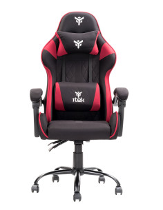 RHOMBUS FF10 Universal gaming chair Mesh seat, Black/Red 2