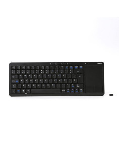 Omega OKB004BES keyboard RF Wireless con Touchpad Black