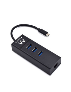 HUB USB Type C, 3xUSB A 3.2 + Porta Ethernet Gigabit 2