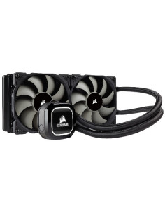 H100x Processor All-in-one liquid cooler PWM Fans, 240mm radiator