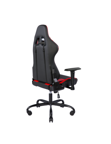 Gaming Chair DC210R ergonomica, ecopelle, black/red, doppio cuscinetto nuca-schiena