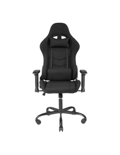 Gaming Chair DC220 ergonomica, tessuto, black, doppio cuscinetto nuca-schiena
