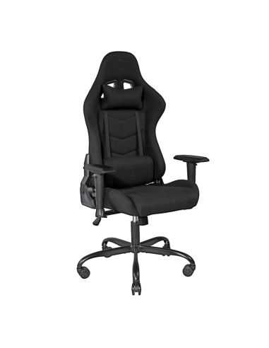 Gaming Chair DC220 ergonomica, tessuto, black, doppio cuscinetto nuca-schiena