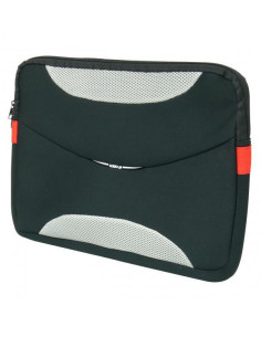 16" Sleeve per Laptop Delux, black and grey