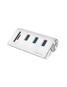 HB USB3.0 3-Port con Card Reader 2