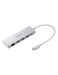 Multiport Adapter EE-P5400 Type-C, HDMI, 2xUSB 3.2 Gen 1 Type-A, 1xUSB 3.2 Gen 1 Type-C, 5000 Mbit/s, Argento, 4K Ultra HD