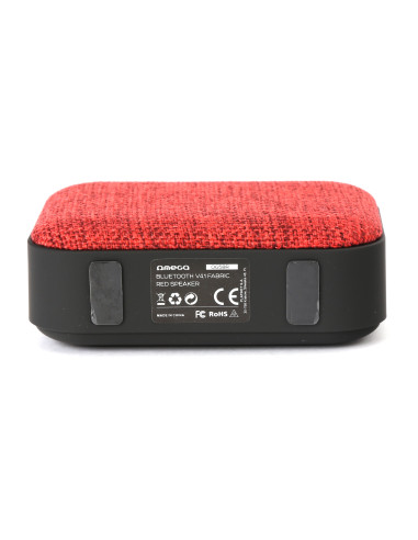 Speaker Bluetooth, Micro SD, USB, Radio FM Black/Red