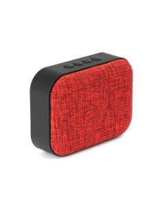 Speaker Bluetooth, Micro SD, USB, Radio FM Black/Red