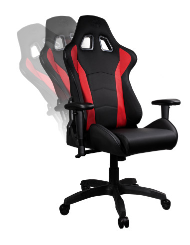 Caliber R1 Sedia per gaming universale Nero, Rosso