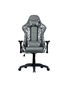 Caliber R1S CAMO Poltrona per gaming Seduta imbottita Nero, Grigio, Bianco