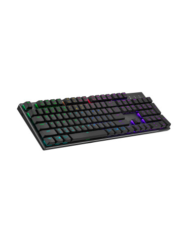 SK653 Full Mechanical Wireless Gunmetal Gray RGB,TTC Low Profile Red Switch,Bluetooth