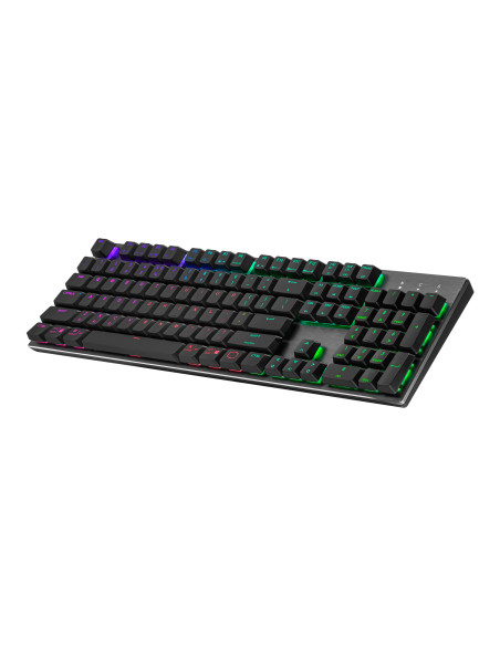SK653 Full Mechanical Wireless Gunmetal Gray RGB,TTC Low Profile Red Switch,Bluetooth