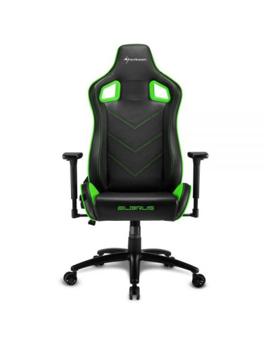 Elbrus 2 Sedia Gaming in EcoPelle Black/Green