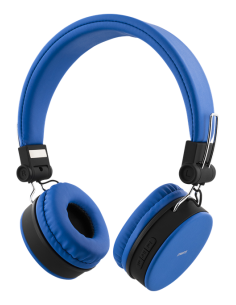 Cuffie Bluetooth, Pieghevoli On-Ear, Blue
