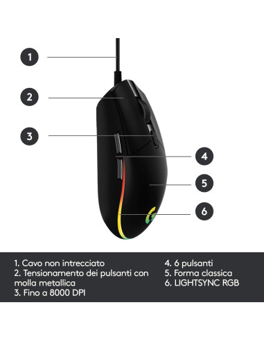 G G203 lightsync, Black