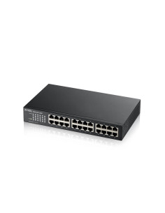 24-Port GS1100-24E Unmanaged Gigabit Ethernet (10/100/1000) Black