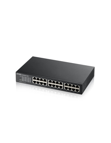 24-Port GS1100-24E Unmanaged Gigabit Ethernet (10/100/1000) Black