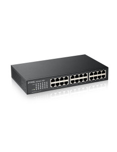 24-Port GS1100-24E Unmanaged Gigabit Ethernet (10/100/1000) Black 2