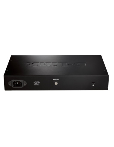 16-port Network Switch gigabit Unmanaged Black, Metallic