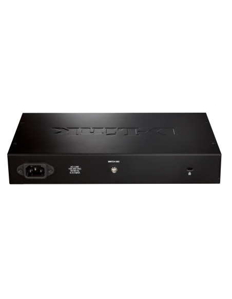 16-port Network Switch gigabit Unmanaged Black, Metallic
