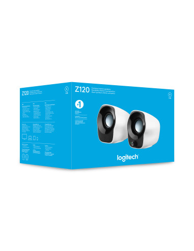 Z120 Stereo Speakers White