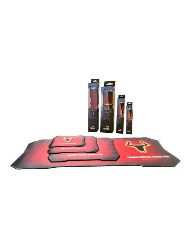 TAURUS V1 M Gaming mouse pad Black, Red (320x270)mm