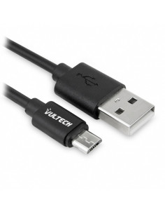 1,00 mt USB 2.0 USB A Micro-USB B Black, Silver