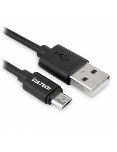 1,00 mt USB 2.0 USB A Micro-USB B Black, Silver
