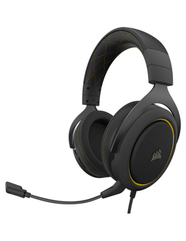 HS60 Pro Surround Cuffie Gaming con Microfono, Audio 7.1 Surround, Padiglioni Memory Foam, Cancellazione Rumore Microfono. PC/P