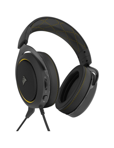 HS60 Pro Surround Cuffie Gaming con Microfono, Audio 7.1 Surround, Padiglioni Memory Foam, Cancellazione Rumore Microfono. PC/P