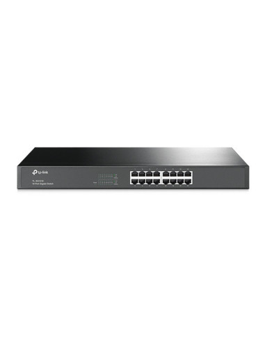 16-Ports Unmanaged Gigabit Ethernet (10/100/1000) 1U Black
