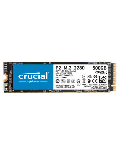 500GB P2 M.2 PCI Express 3.0 NVMe