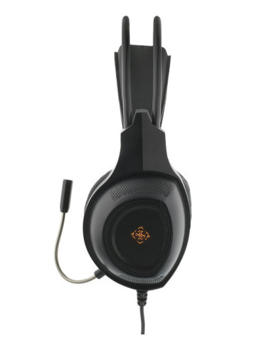 Stereo Gaming Headset, 2x3.5 mm connectors Orange LED, black