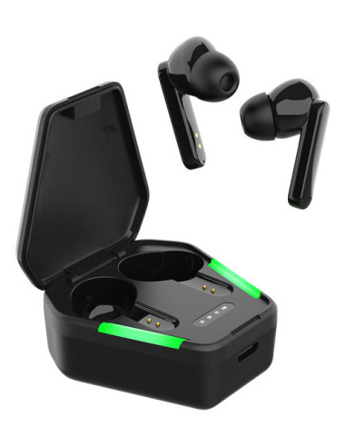 Earphones TWS In-ear Calls/Music USB Type-C Bluetooth Black/Green