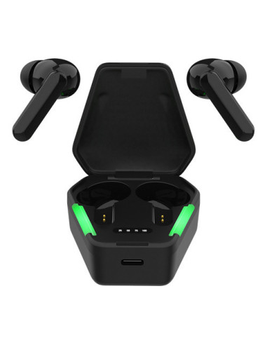 Earphones TWS In-ear Calls/Music USB Type-C Bluetooth Black/Green