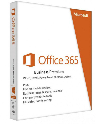 Office 365 Business Premium 1 licenza 5 dispositivi 1 anno ITA (Word, Excel, Outlook, Access, PowerPoint, Publisher, OneDrive, 