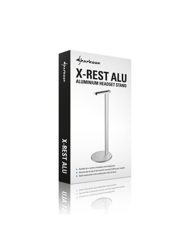 X-Rest ALU Headphone holder, Aluminium