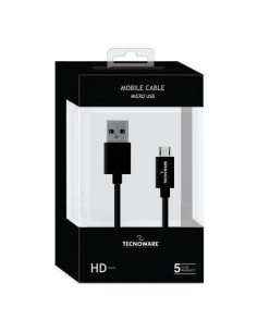 1,00mt Cavo USB 2.0 - USB A Micro-USB B Black 2