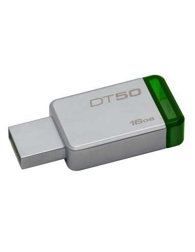 16GB DataTraveler 50 USB tipo A 3.2 Gen 1 (3.1 Gen 1) Verde, Argento
