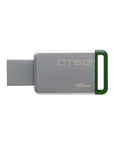 16GB DataTraveler 50 USB tipo A 3.2 Gen 1 (3.1 Gen 1) Verde, Argento