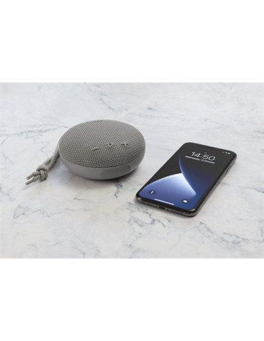 Waterproof BT speaker, TWS, IPX7, 5 W, gray