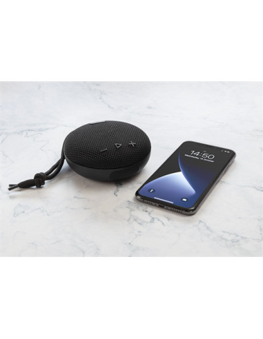 Waterproof BT speaker, TWS, IPX7, 5 W, black