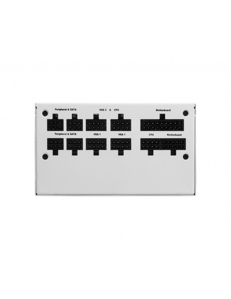 750W MPG A750GF WHITE UK PSU 80+ Gold certified, Fully Modular, 100% Japanese Capacitor