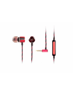 Taurus IE100 Headset Wired In-ear Gaming Black, Red