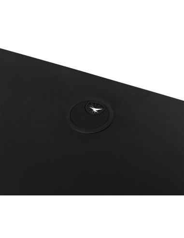 Gaming Table, Black (160x75x70-80)cm