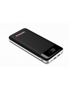 30.000mAh Power Bank Quick Charge 3.0, Black, White 18W 3A